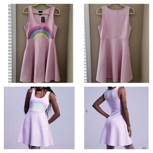 Hot Topic Pastel Rainbow Dress NEW #1460